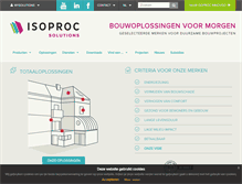 Tablet Screenshot of isoproc.be